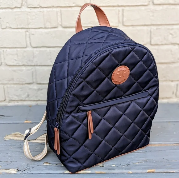 Tommy Hilfiger | Bags | New Quilted Navy Backpack Stylish  display picture 1